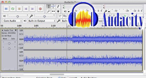 5 programmi gratuiti per registrare musica e voce 3 Audacity screen