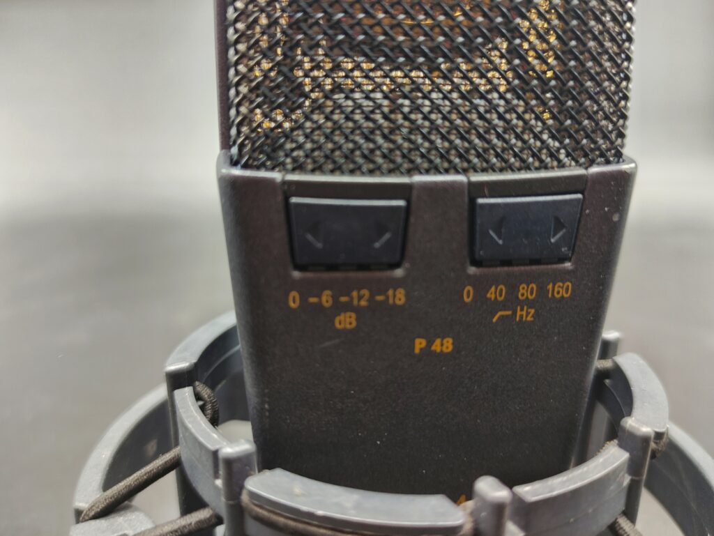 AKG_414_XL_II filter and decibel dim