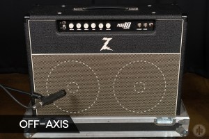tecnica di registrazione amplificatore per chitarra off-axis