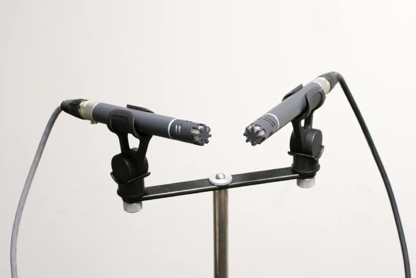 Tecnica di microfonazione stereo blumlein