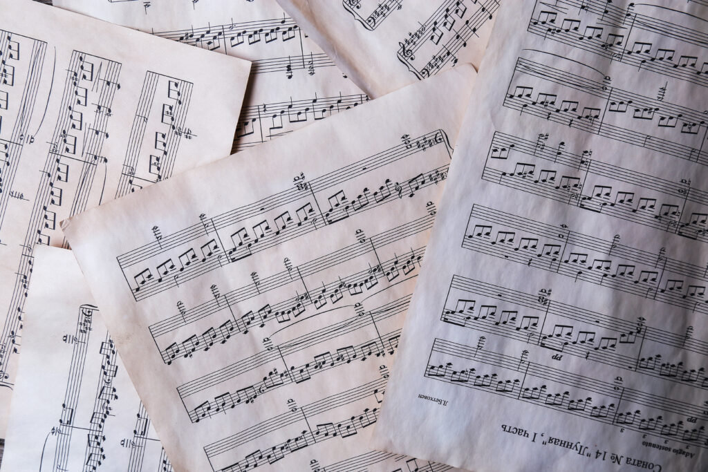 notes musique ancienne